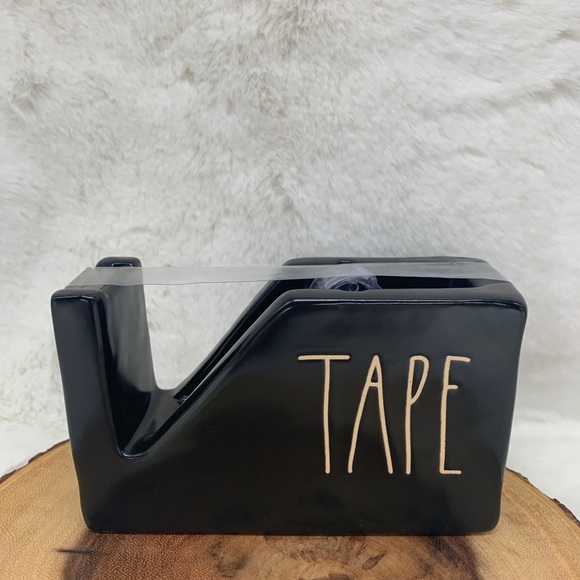 Rae Dunn tape dispenser black